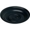Ekena Millwork Niobe Ceiling Medallion (Fits Canopies up to 8 5/8"), Hand-Painted Night Shade, 18"OD x 1 1/2"P CM18NINSF - alternate 3